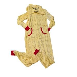 Disney Winnie the Pooh Hooded Zip Up  Sleepwear  Size XS